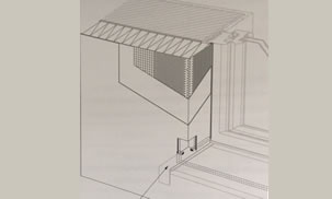 Fensterbankabschluß, Skizze